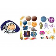 Racket sticker pack. Pegatinas Astronauta Didicar